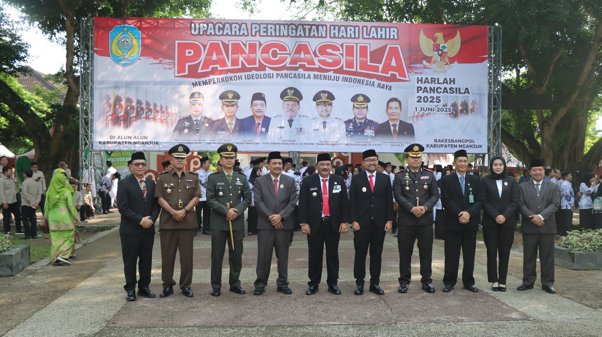 Peringati Hari Lahir Pancasila, Kapolres Nganjuk Tegaskan Komitmen Jaga Persatuan