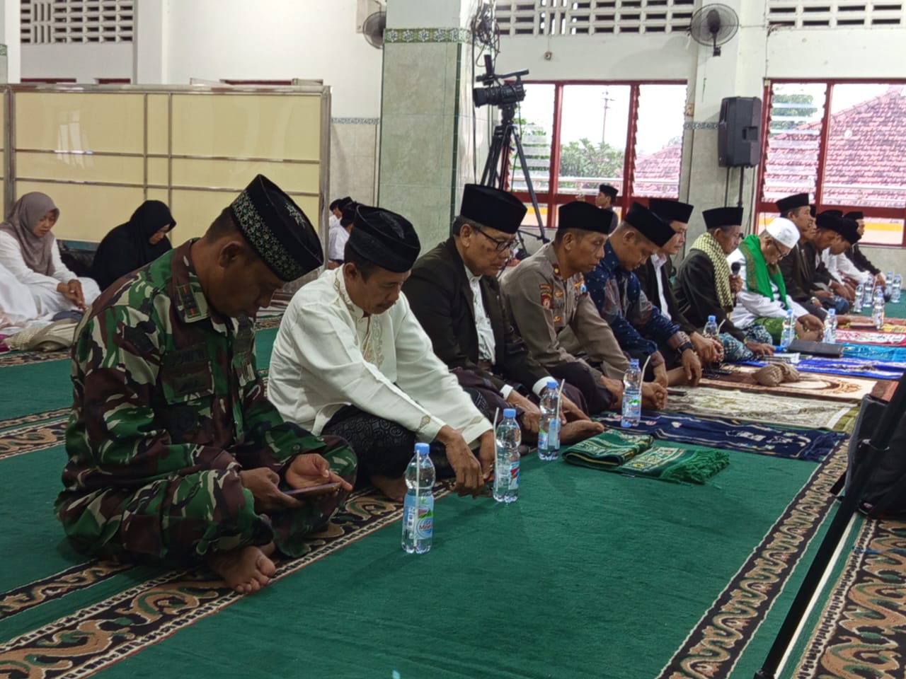 Kapolsek Warujayeng Hadiri Istighotsah dan Doa Bersama Sambut Tahun Baru Hijriah