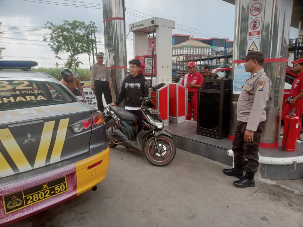 Polsek Kertosono Tingkatkan Patroli Obyek Vital Antisipasi Gangguan Kamtibmas