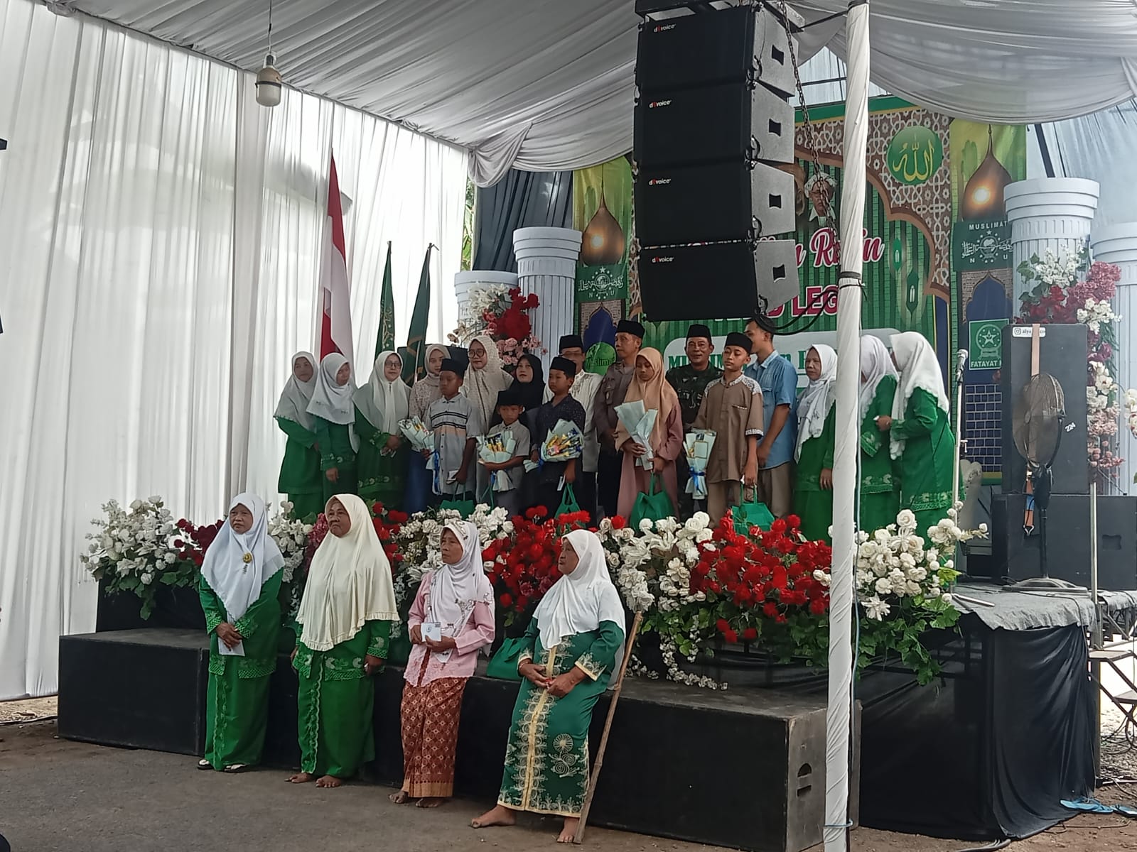 Kapolsek Warujayeng Hadiri Pengajian Rutin Ahad Legi Muslimat NU Tanjunganom
