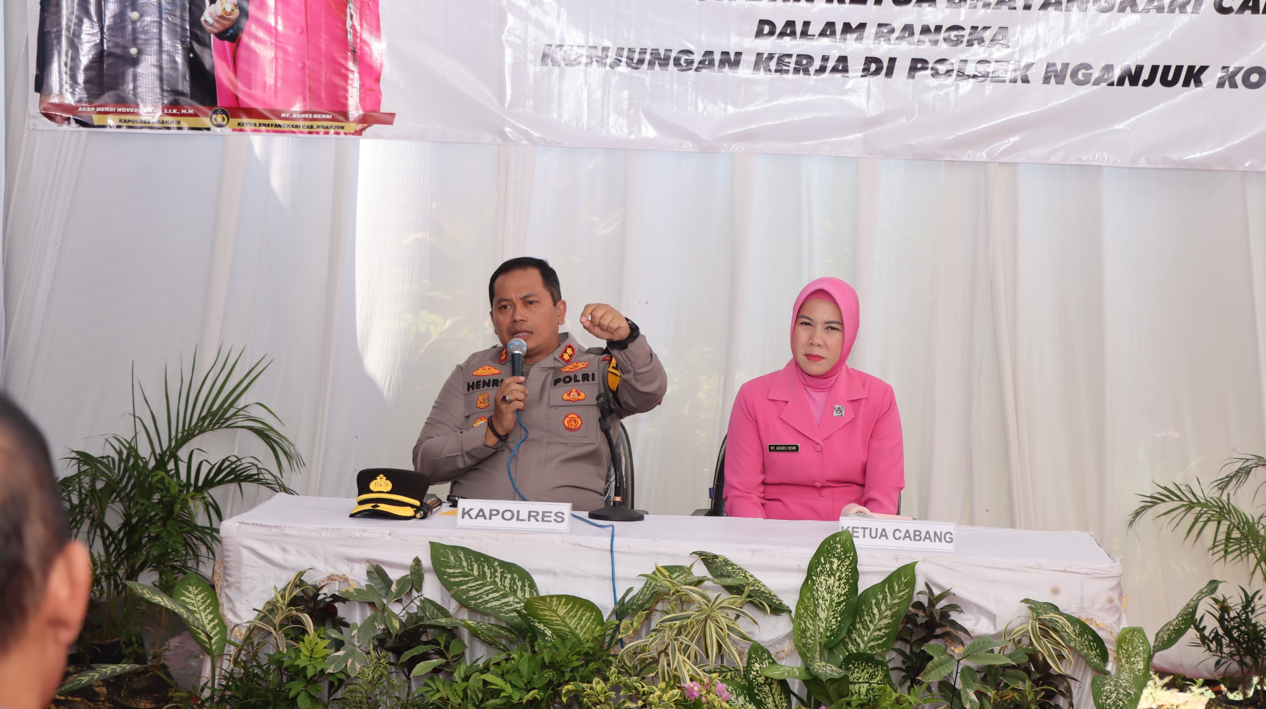 Kapolres Nganjuk Cek Langsung Kinerja Polsek, Tes Urin Mendadak Tutup Kunjungan