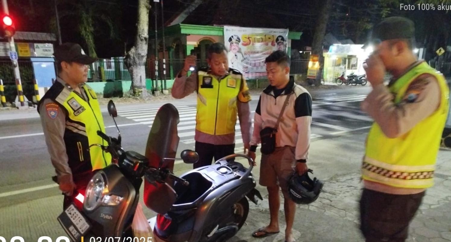 Polres Nganjuk Gelar Patroli SREG dan Program Sokoguru Jelang Pengesahan Warga Baru PSHT
