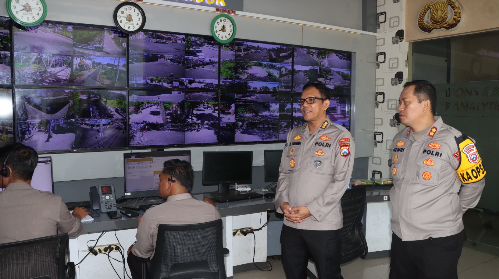 Supervisi Call Center 110, Polres Nganjuk Dapat Apresiasi dari Polda Jatim