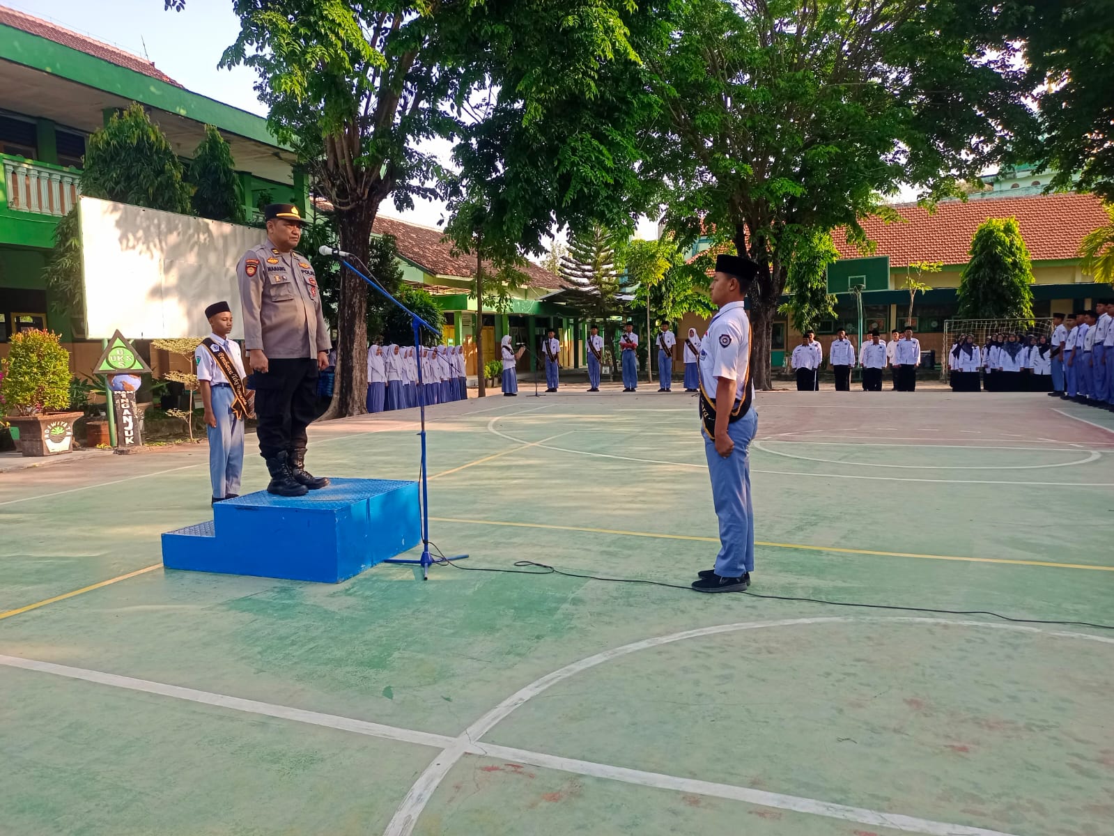 Cegah Kenakalan Remaja , Polsek Kertosono Tingkatkan Program Police Goes To School