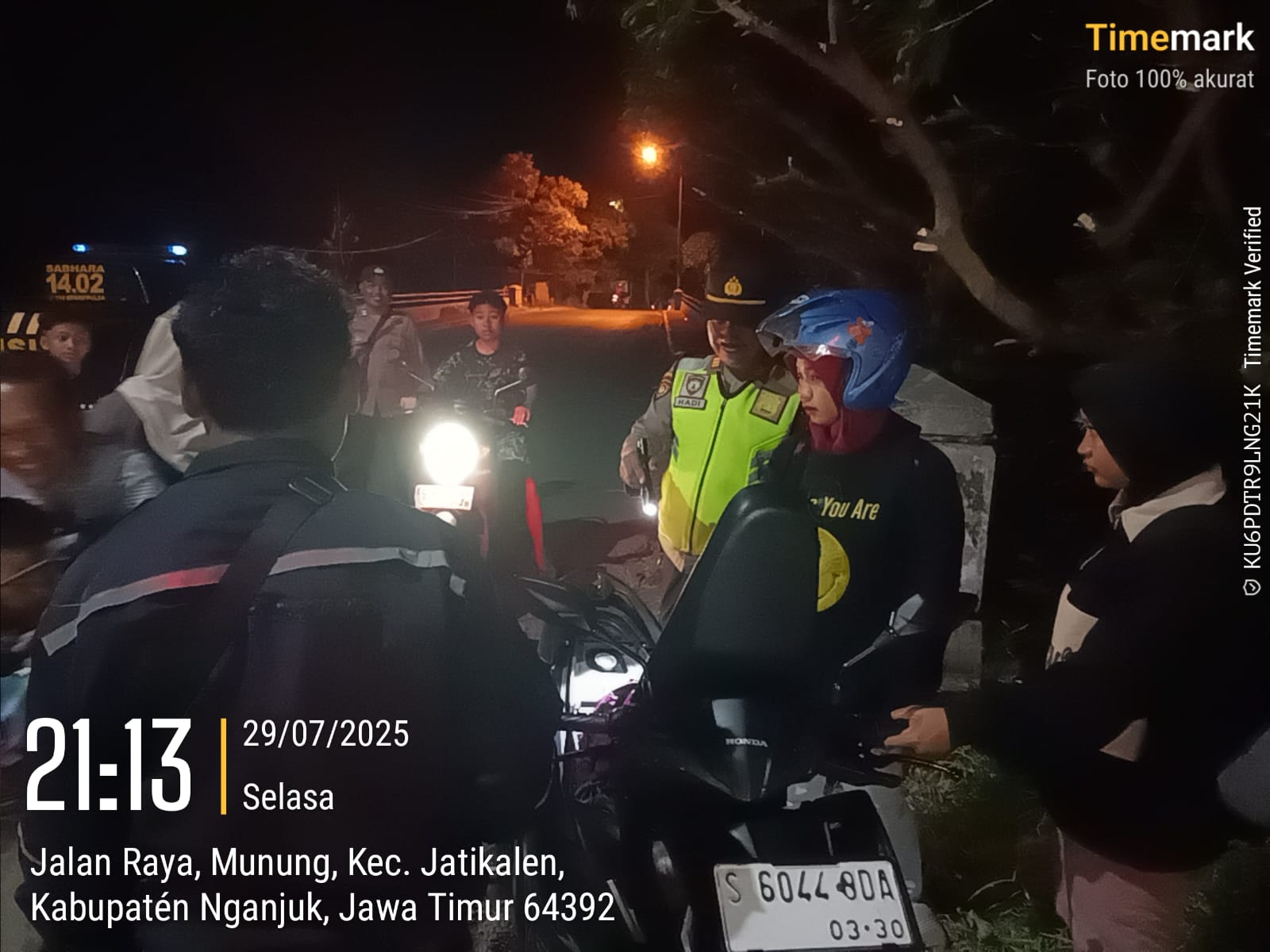 Kegiatan Penyekatan di Wilayah Kab Nganjuk dan Jombang tepatnya di Kec Jatikalen dalam Rangka Pegesahan warga Baru IKSPI Tahun 2025