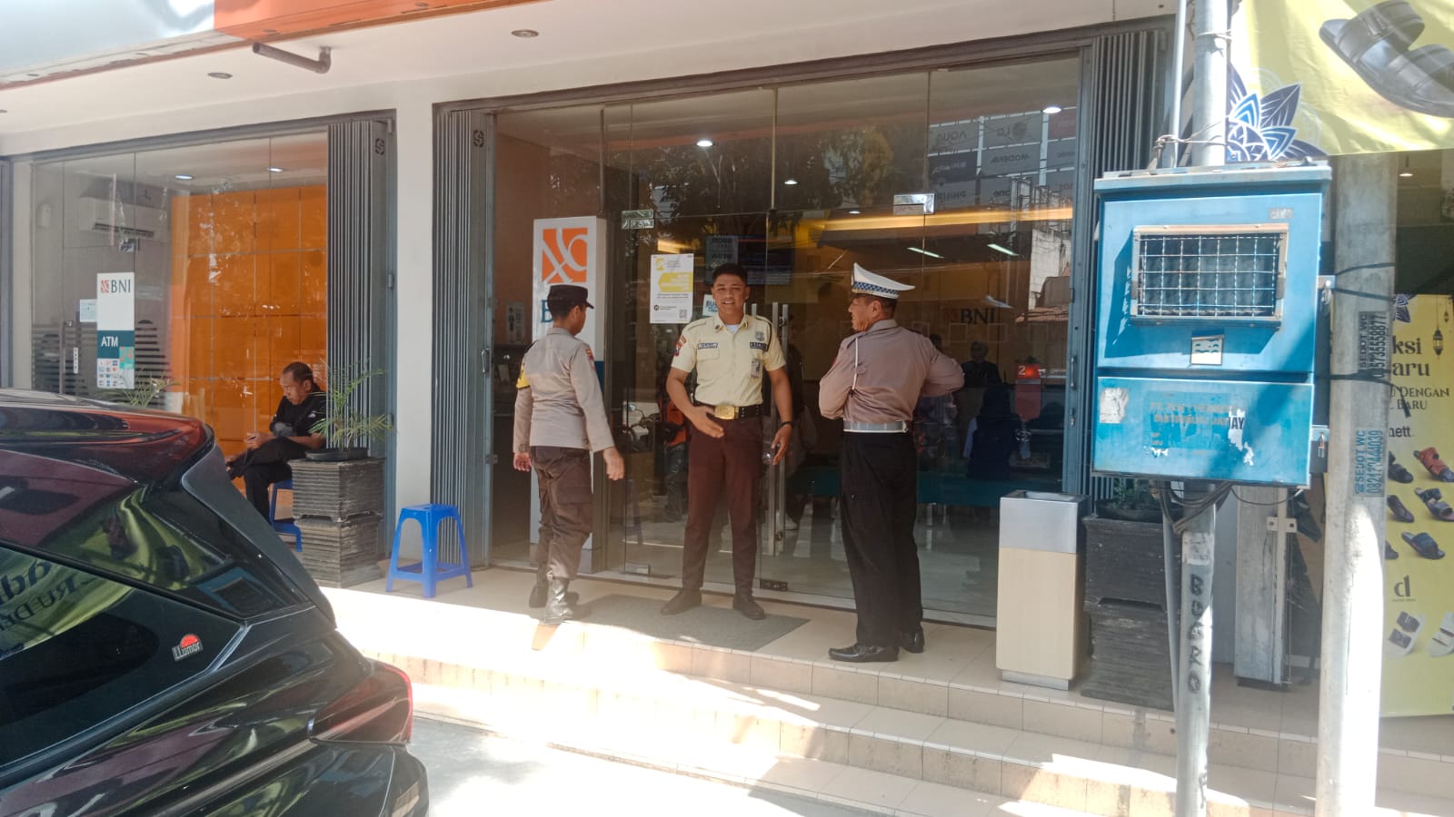 Polsek Kertosono Gelar Patroli Perbankan untuk Cegah Tindak Kejahatan di ATM