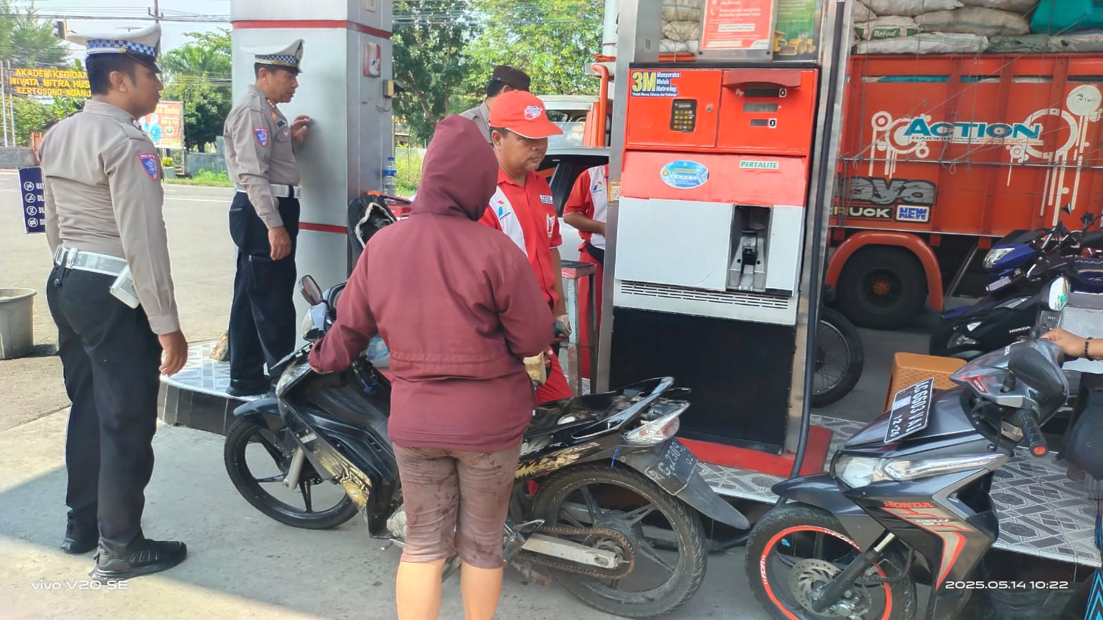 Polsek Kertosono Tingkatkan Patroli Obyek Vital Antisipasi Gangguan Kamtibmas