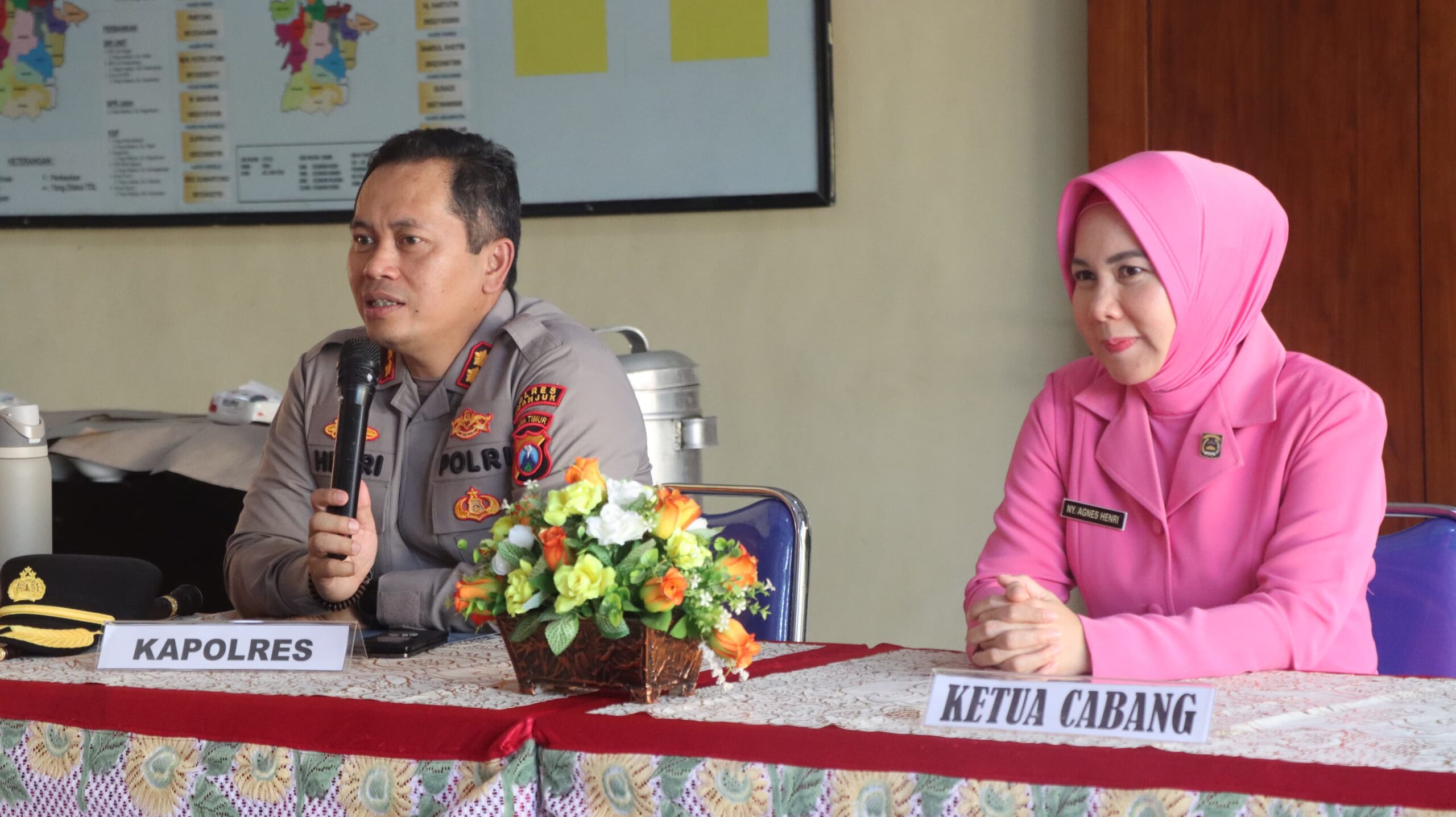 Tinjau Polsek Bagor, Kapolres Nganjuk Dorong Profesionalisme dan Lingkungan Kerja Bersih