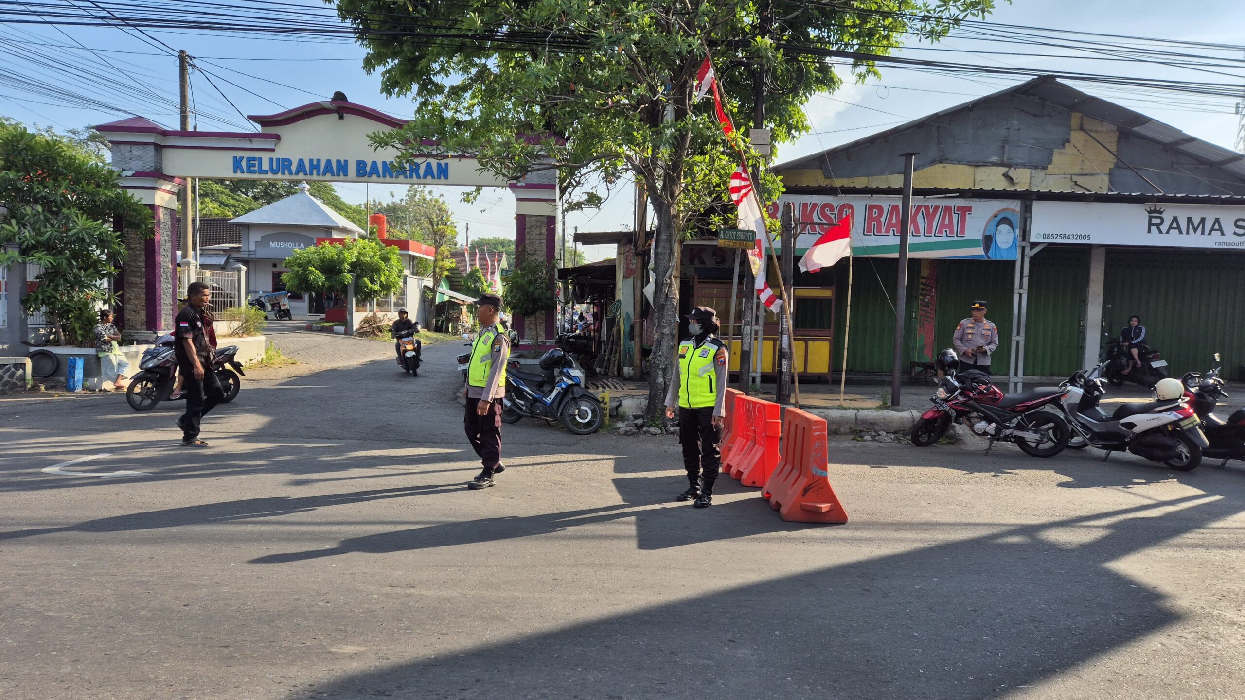 Polsek Kertosono Gelar Pengamanan Pawai Budaya Tingkat TK/RA dan PAUD Se-Kecamatan Kertosono