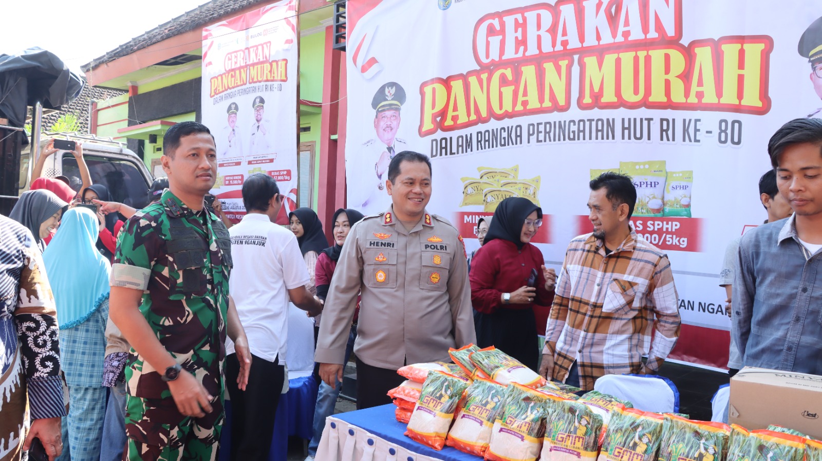 Kapolres Nganjuk dan Forkopimda Ikuti Zoom Meeting Gerakan Pangan Murah di Kecamatan Nganjuk