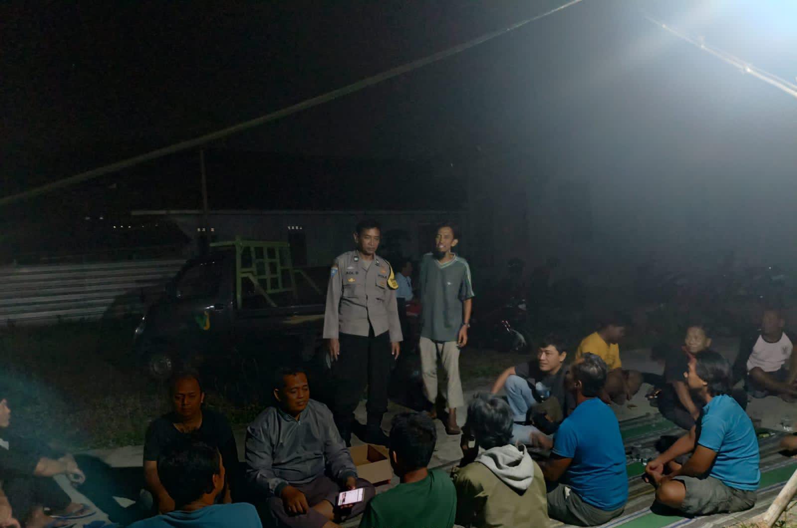 Bhabinkamtibmas Polsek Nganjuk Kota Giat Sambang Warga, Himbauan Antisipasi Tindak Kejahatan