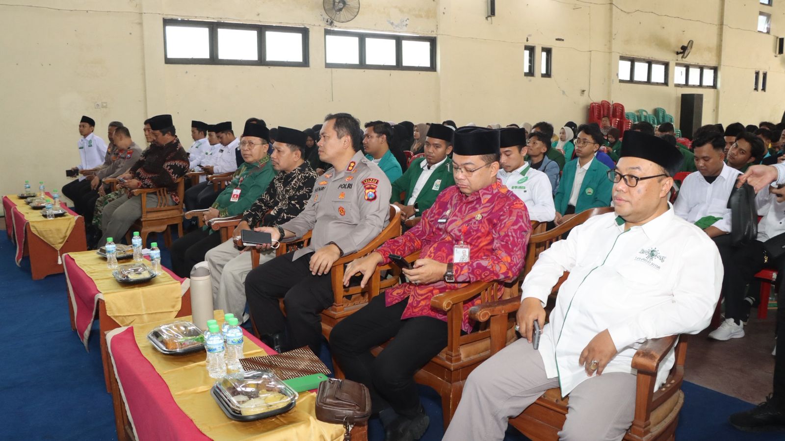 Pelantikan BEM PTNU se-Jatim, Kapolres Nganjuk Harapkan Peran Mahasiswa Jaga Kebangsaan