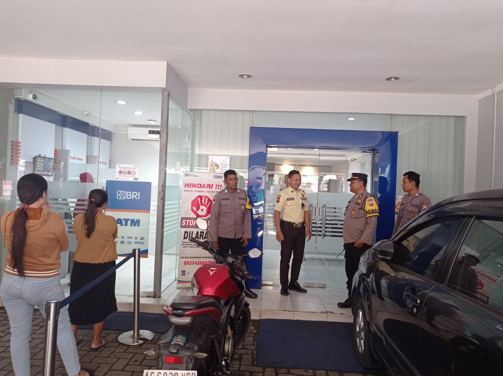 Polsek Kertosono Gelar Patroli Perbankan untuk Cegah Tindak Kejahatan di ATM