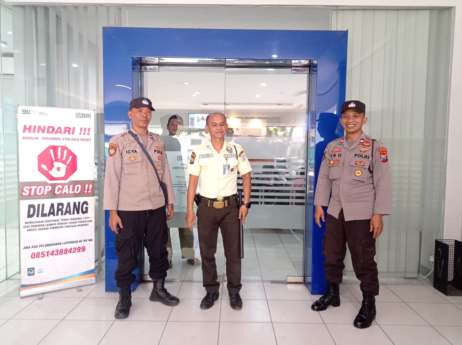 Polsek Kertosono Gelar Patroli Perbankan untuk Cegah Tindak Kejahatan di ATM