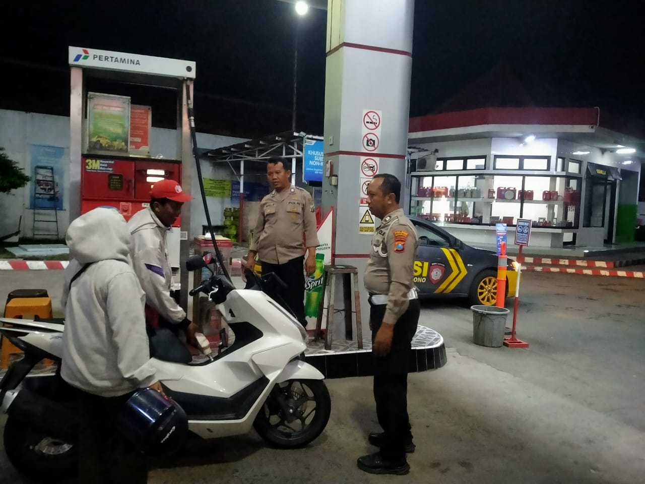 Polsek Kertosono Tingkatkan Patroli Obyek Vital Antisipasi Gangguan Kamtibmas