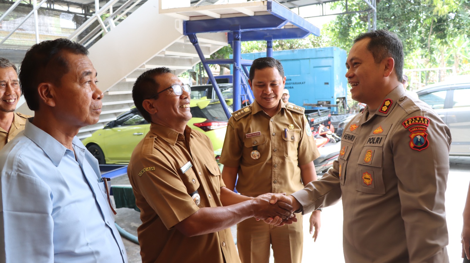Kapolres Nganjuk Jalin Silaturahmi dengan Kades se-Kecamatan Prambon untuk Perkuat Harkamtibmas dan Program “Desa Tangguh Pangan”