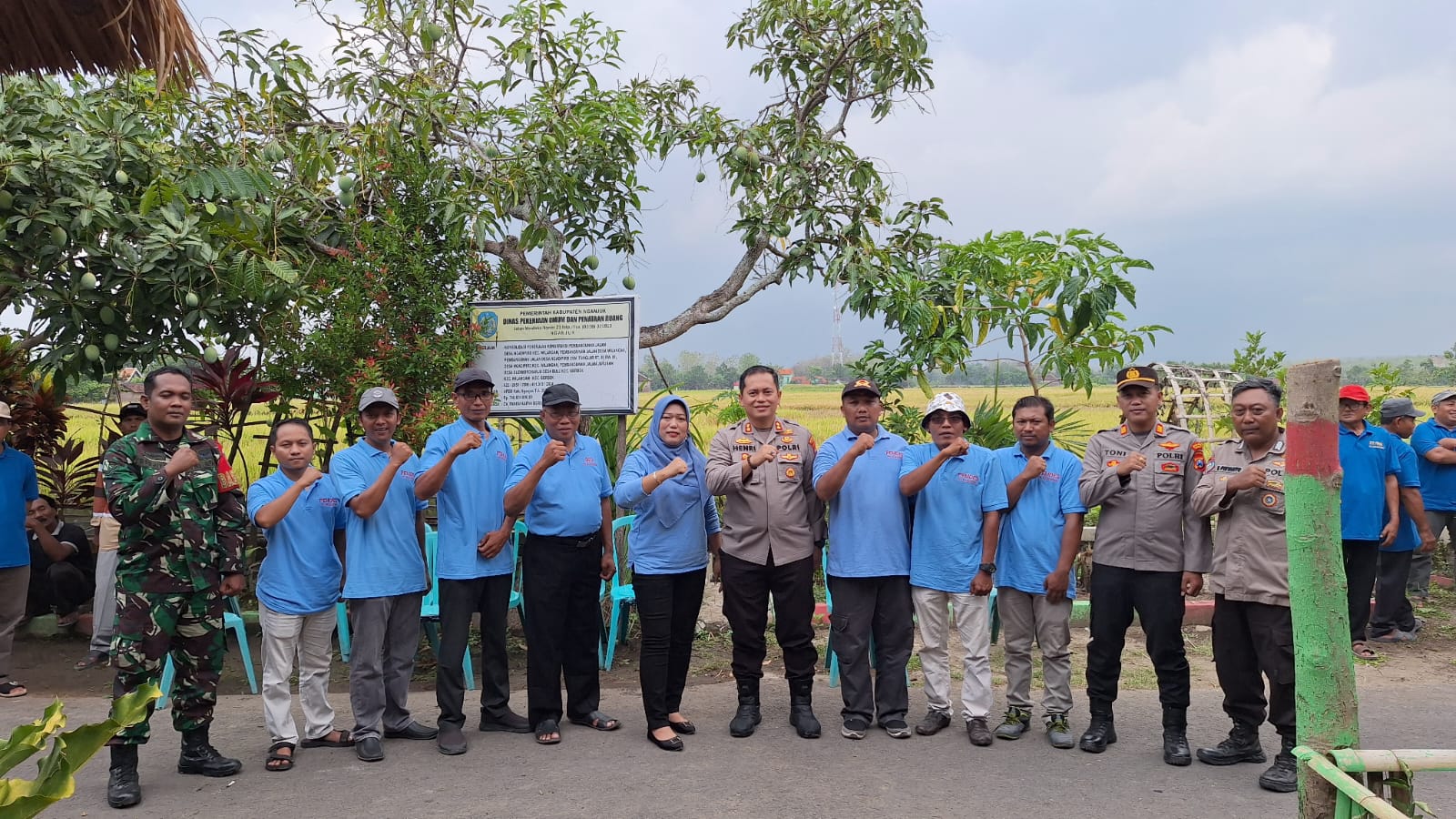 Perkuat Silaturahmi, Polres Nganjuk Bersama Forkopimcam Wilangan Gelar Kamtibmas di Desa Ngadipiro