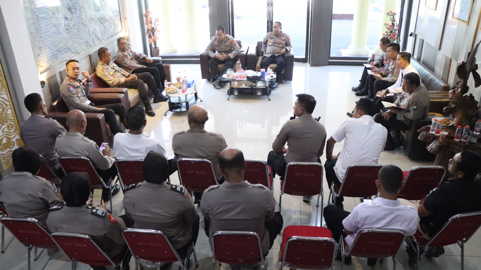 Ngopi Bareng Bahas Kamtibmas, Polres Nganjuk Perkuat Sinergi Jajaran