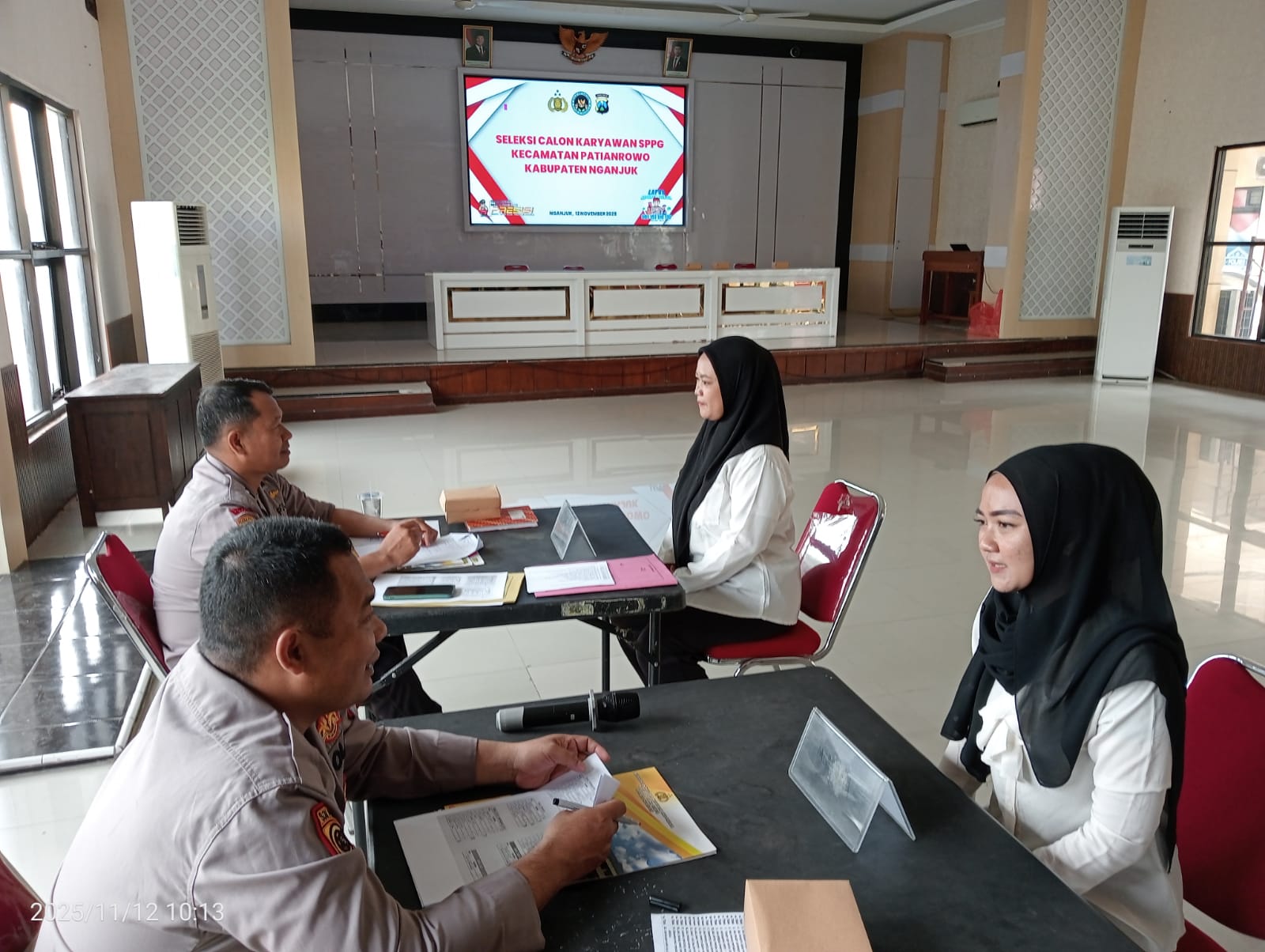 Rikkes dan Tes Psikologi Calon Pegawai SPPG Patianrowo Digelar di Polres Nganjuk