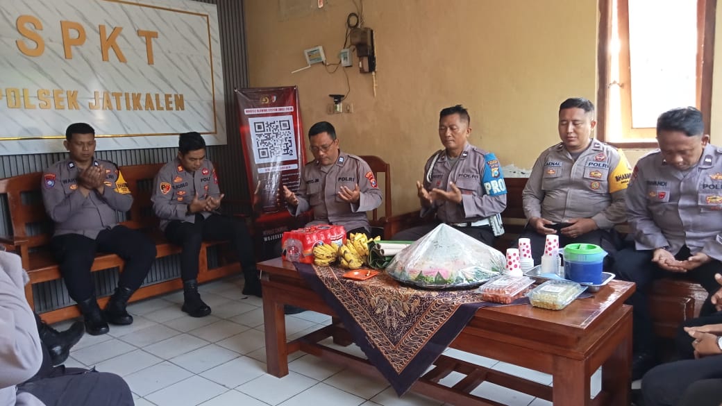Eks Brimob Nusantara Polsek Jatikalen Gelar Tasyakuran Dalam Rangka HUT Ke 80