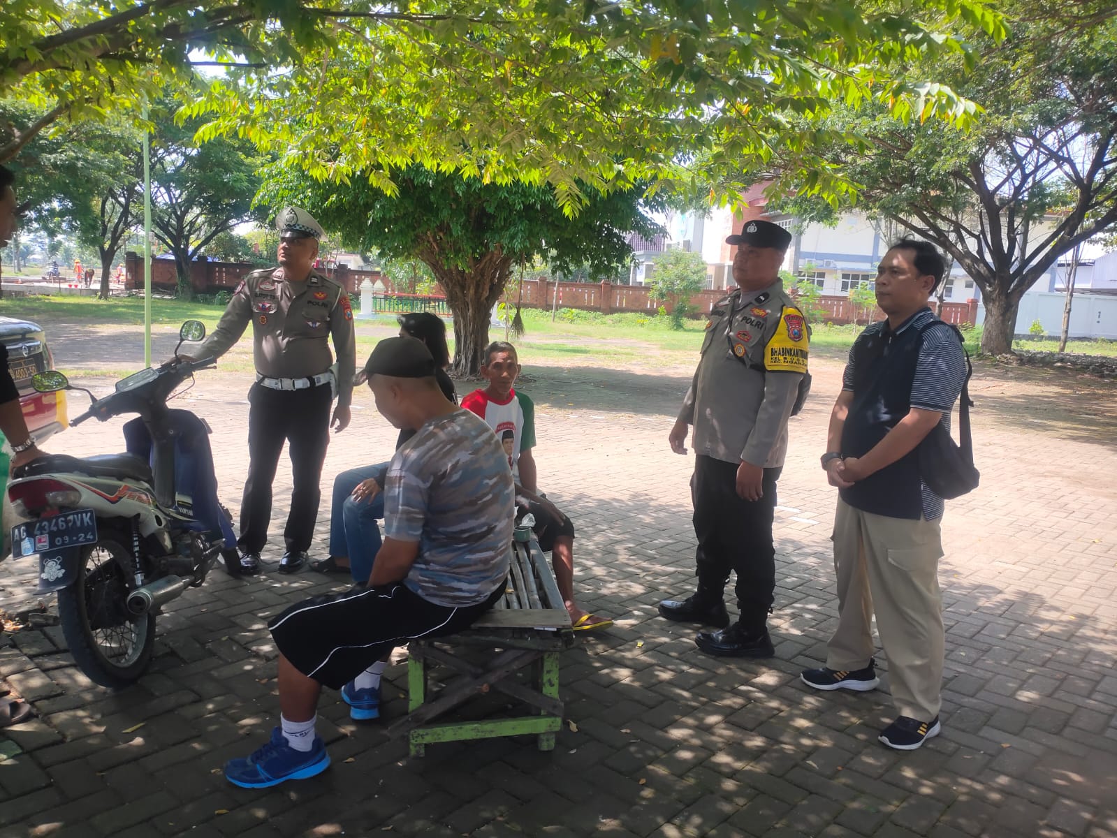 Jaga Kamtibmas di Pemukiman dan Objek Vital Polsek Nganjuk Kota Gelar Patroli KRYD