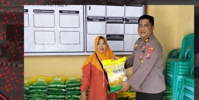 Polres Nganjuk Salurkan 5 Ton Beras SPHP Lewat Gerakan Pangan Murah di Tiga Kecamatan