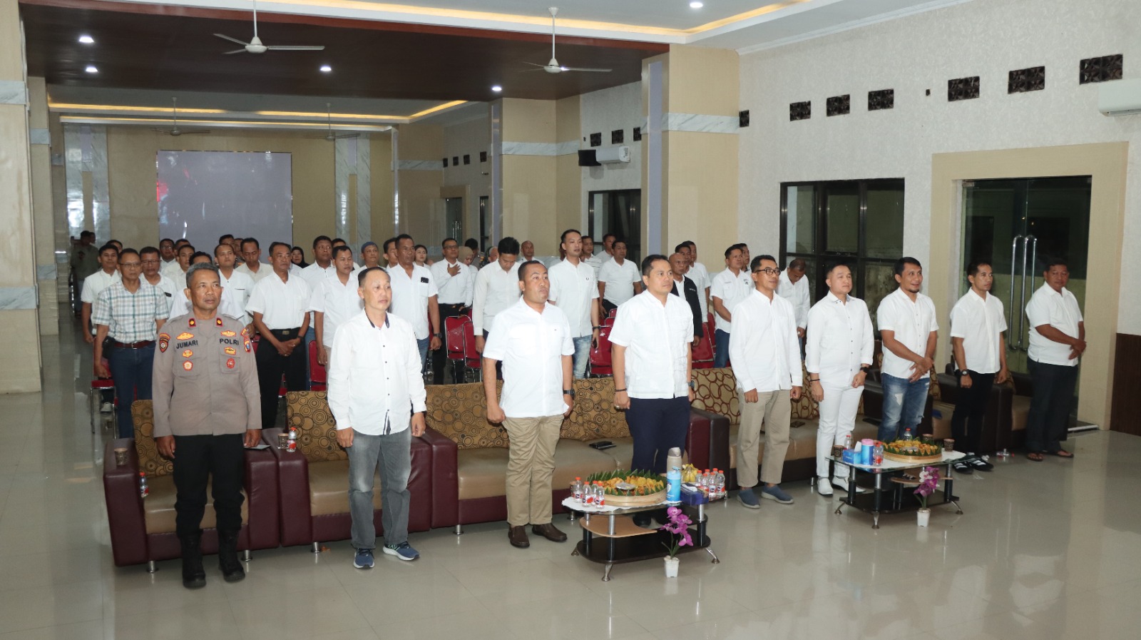 Polres Nganjuk Gelar Nobar Virtual Tasyakuran Hari Pahlawan 2025