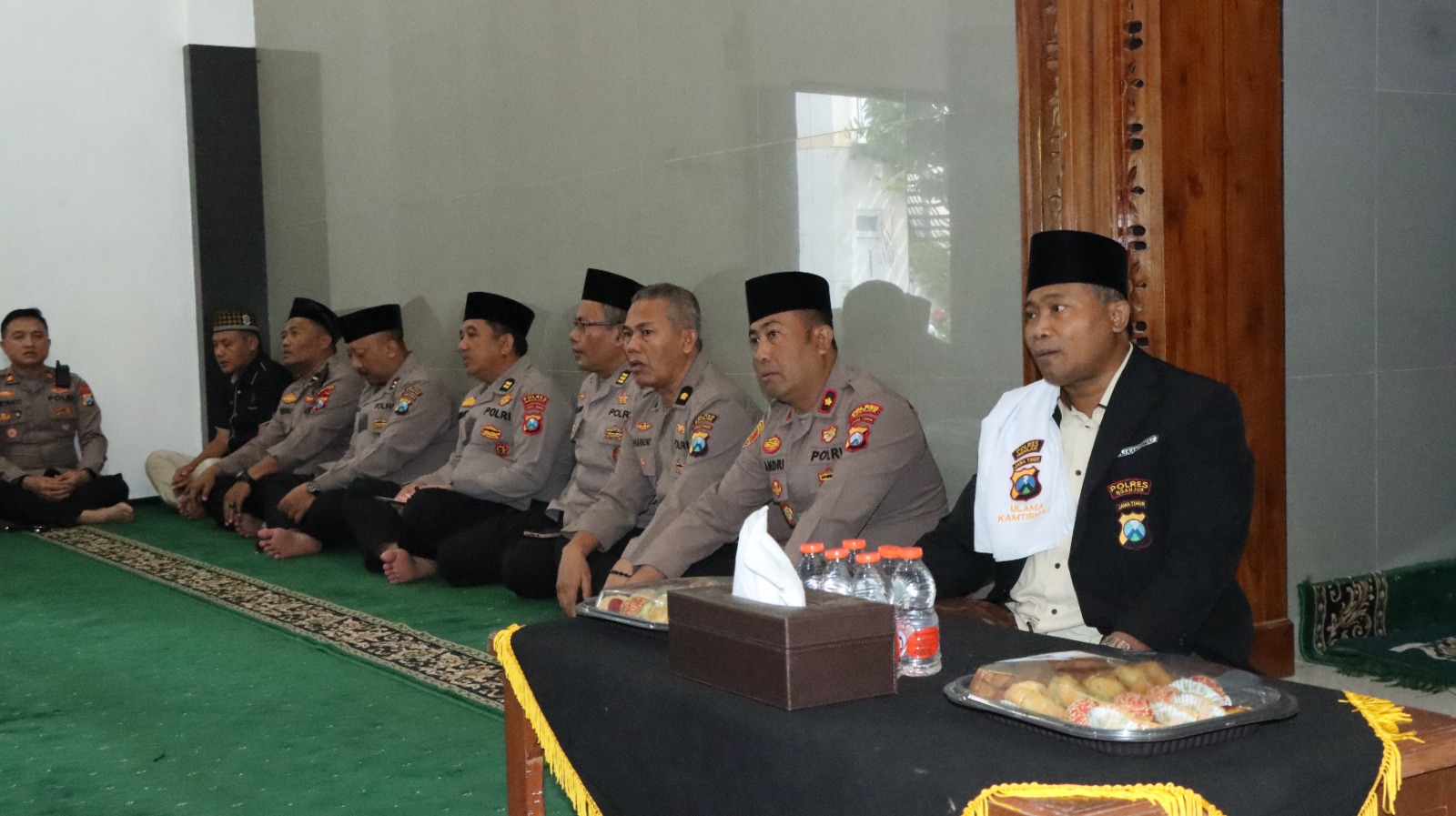 Polres Nganjuk Gelar Binrohtal, Jadikan Surat Al-Ikhlas Landasan Melayani Masyarakat