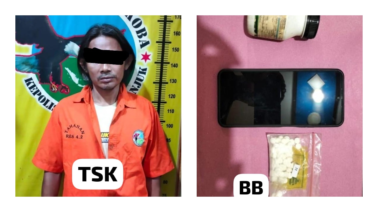 Simpan Ratusan Pil Koplo, Petani di Ngronggot Dibekuk Satresnarkoba Polres Nganjuk