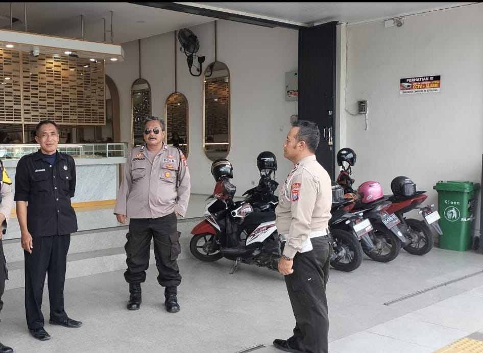 Polsek Nganjuk Kota Tingkatkan Patroli ke Objek Wisata dan Objek Vital Antisipasi Libur Nataru