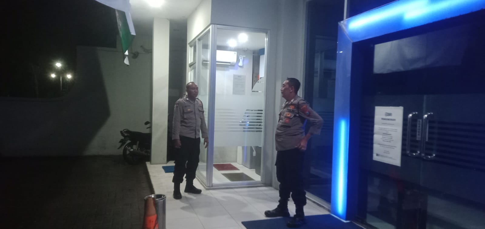 Polsek Kertosono Gelar Patroli Perbankan untuk Cegah Tindak Kejahatan di ATM