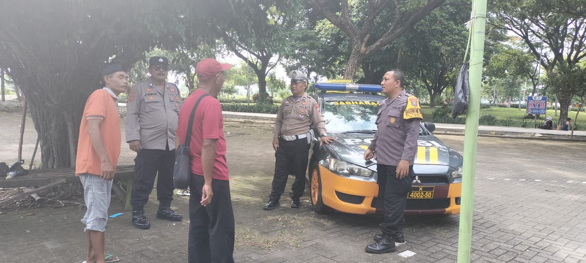 Polsek Nganjuk Kota Berikan Himbauan Kamtibmas,  Waspada 3C Terutama Curanmor