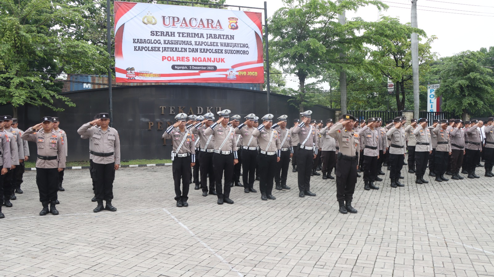 Mutasi Pejabat Polres Nganjuk , Akselerasi Tugas Jadi Prioritas