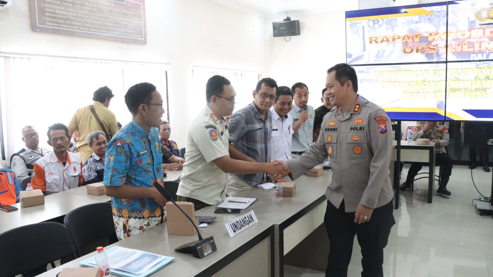 Rakor Lintas Sektoral Ops Lilin Semeru 2025, Polres Nganjuk Matangkan Kesiapan Nataru