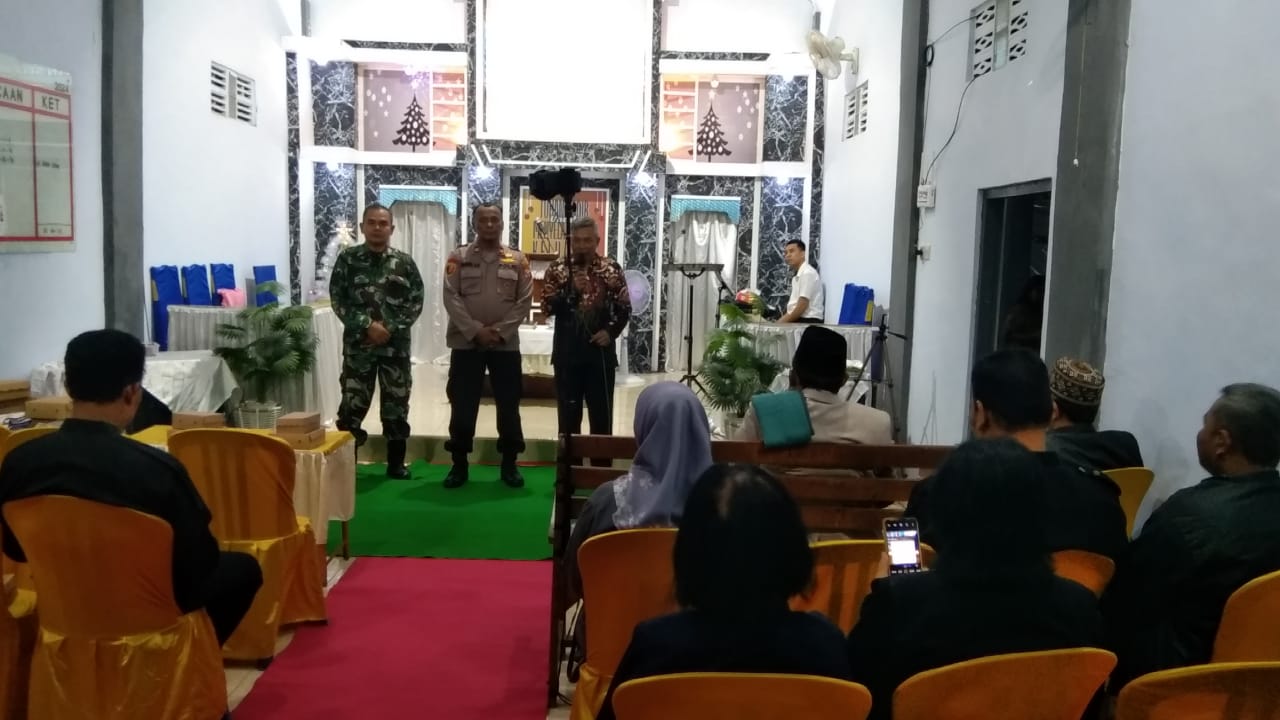 Polsek Warujayeng Lakukan Pengamanan Peresmian GKJW Jemaat Tanjunganom