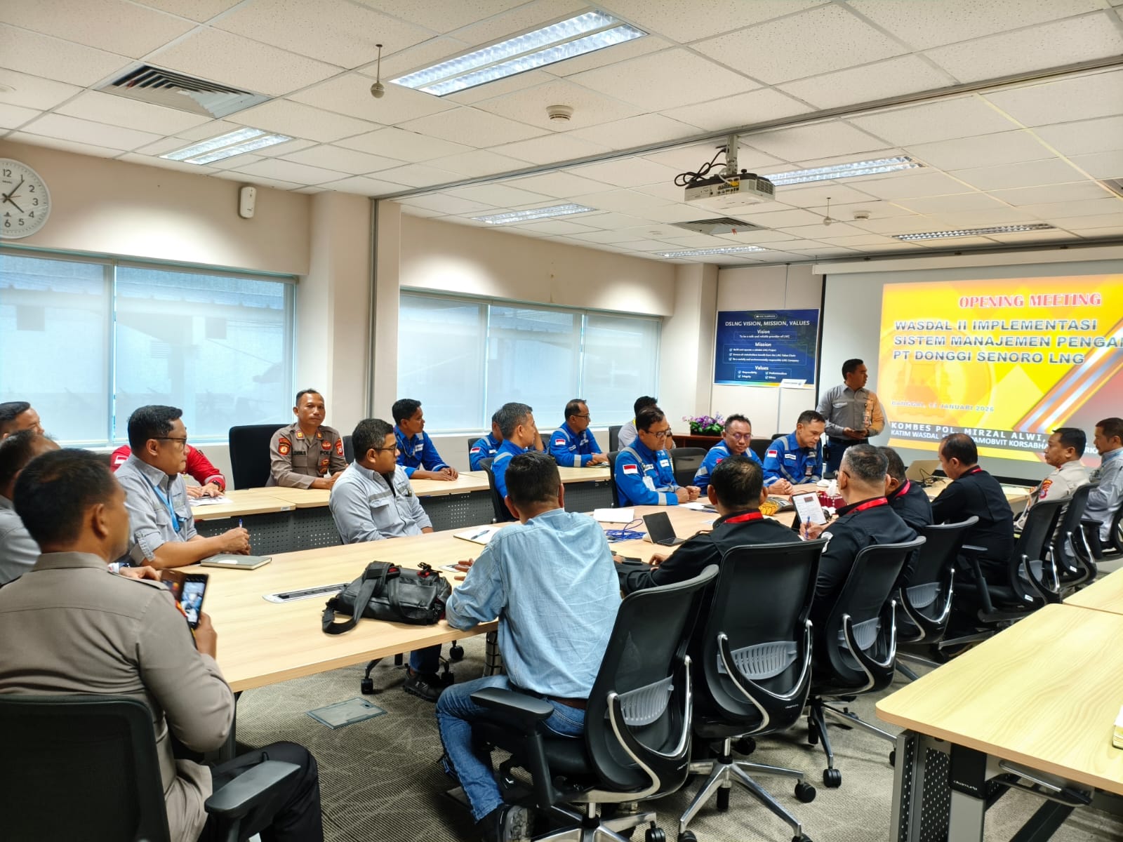 Tingkatkan Keamanan Obvitnas, Baharkam Polri lakukan Pengawasan Implementasi SMP di PT Donggi Senoro LNG