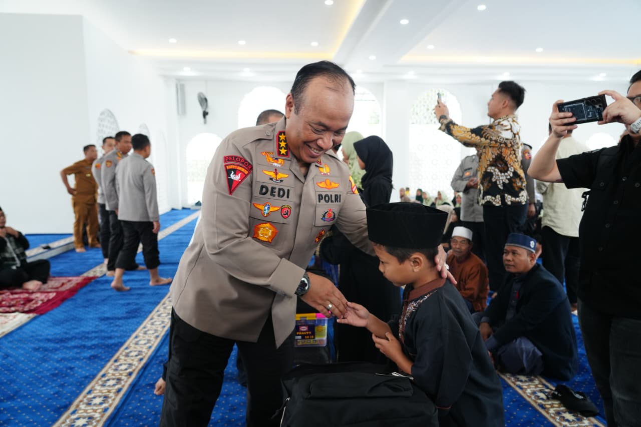 Kepala Desa Cibinong Dukung Pembangunan SMA Kemala Taruna Bhayangkara