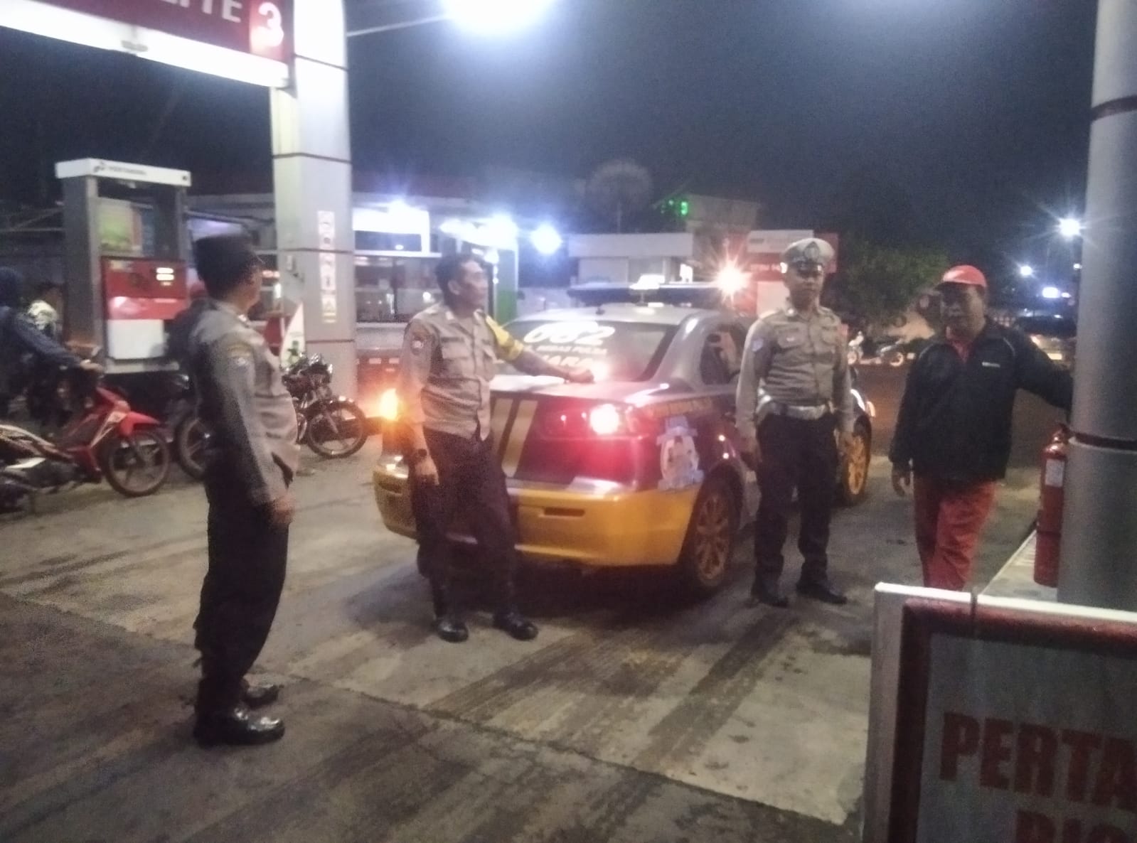 Polsek Kertosono Tingkatkan Patroli Obyek Vital Antisipasi Gangguan Kamtibmas