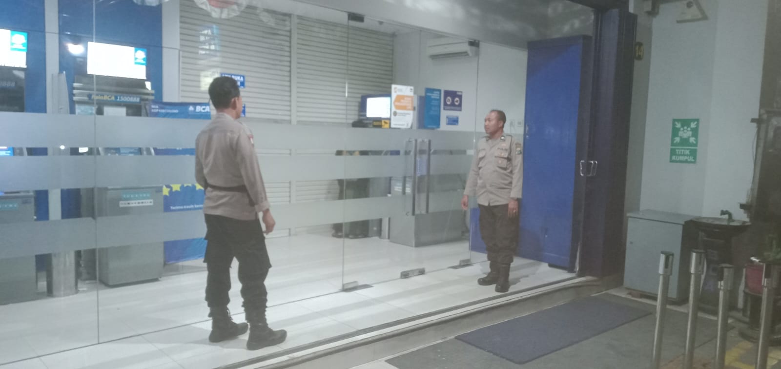 Polsek Kertosono Gelar Patroli Perbankan untuk Cegah Tindak Kejahatan di ATM