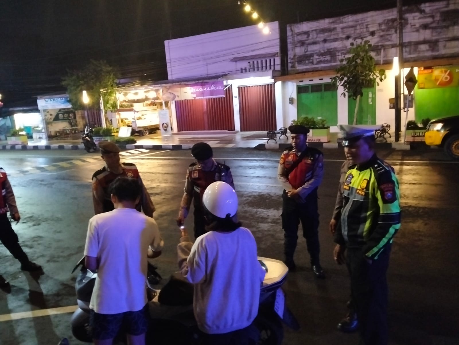 Ops S.R.E.G Gabungan Satfung Polres Nganjuk dan Polsek Nganjuk Kota