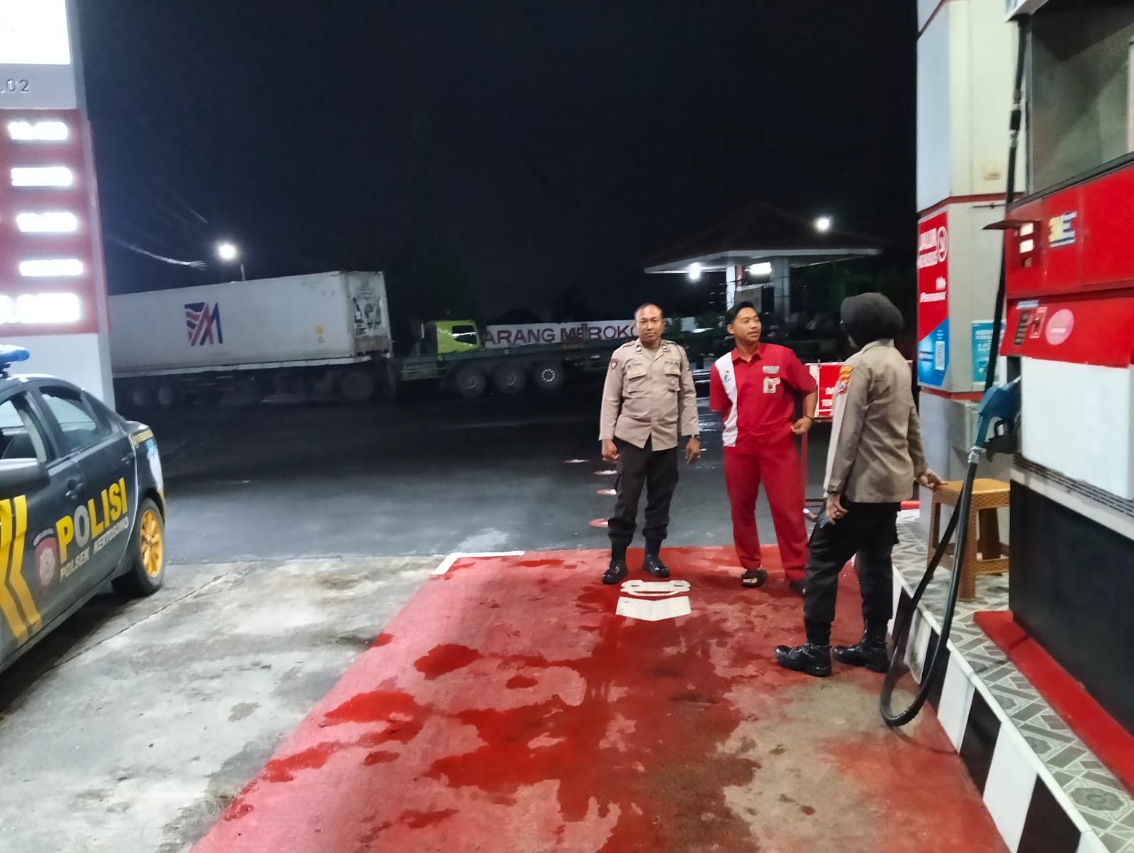 Polsek Kertosono Tingkatkan Patroli Obyek Vital Antisipasi Gangguan Kamtibmas