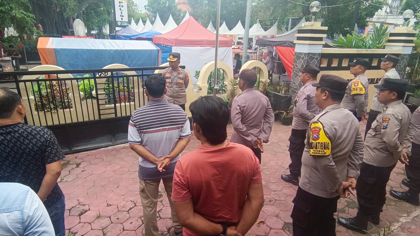 Apel Siaga Tahun Baru 2026 Polsek Nganjuk Kota, Wujud Kesiapsiagaan Jaga Kamtibmas