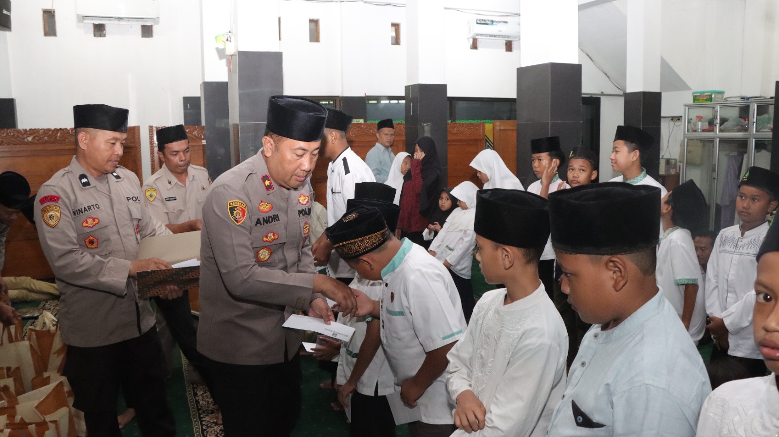 Binrohtal dan Santunan Anak Yatim, Polres Nganjuk Tegaskan Nilai Kepedulian dalam Tugas Kepolisian
