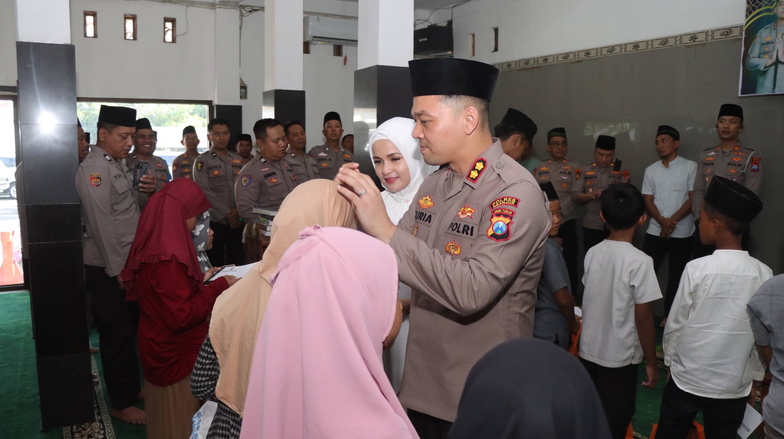 Polres Nganjuk Peringati Isra Mi’raj 1447 H, Perkuat Iman Personel untuk Aksi Kemanusiaan