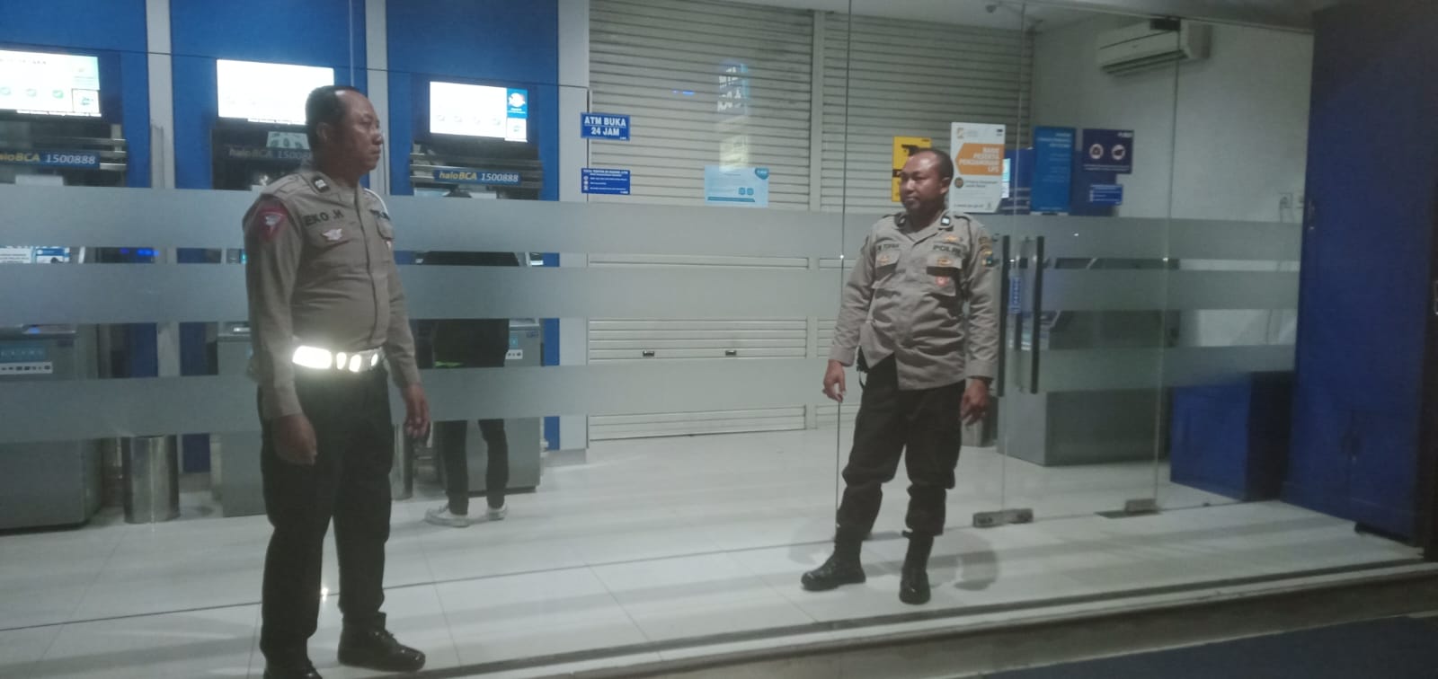 Polsek Kertosono Gelar Patroli Perbankan untuk Cegah Tindak Kejahatan di ATM