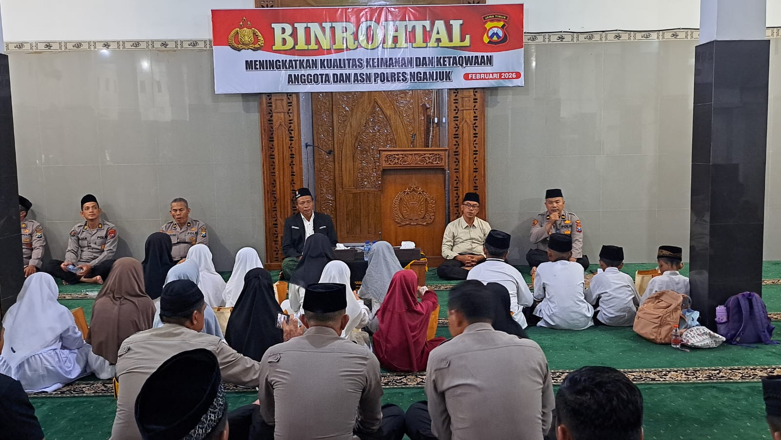 Binrohtal Sambut Ramadhan, Polres Nganjuk Teguhkan Nilai Humanis dan Pengabdian