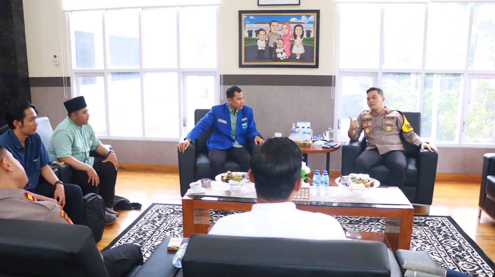 Kapolres Nganjuk dan PMII Perkuat Sinergi, Dorong Aspirasi Disampaikan Secara Santun