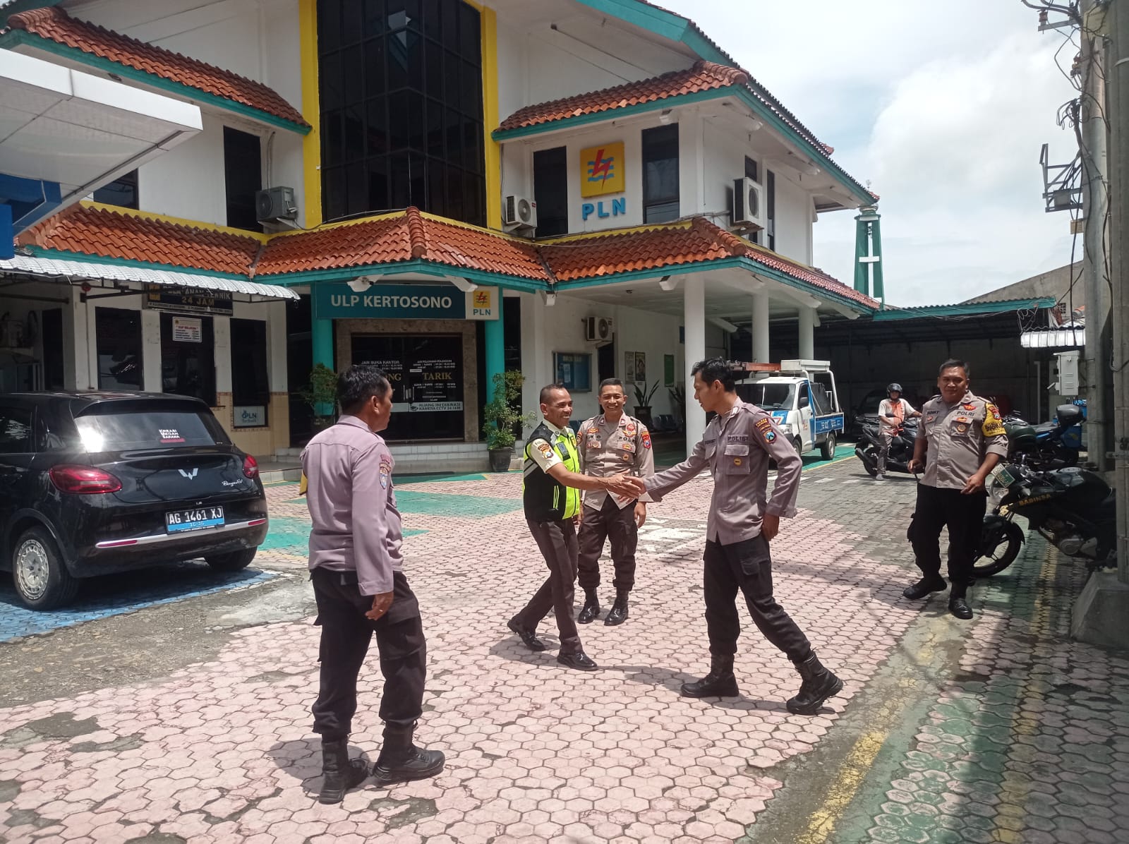 Polsek Kertosono Tingkatkan Patroli Obyek Vital Antisipasi Gangguan Kamtibmas