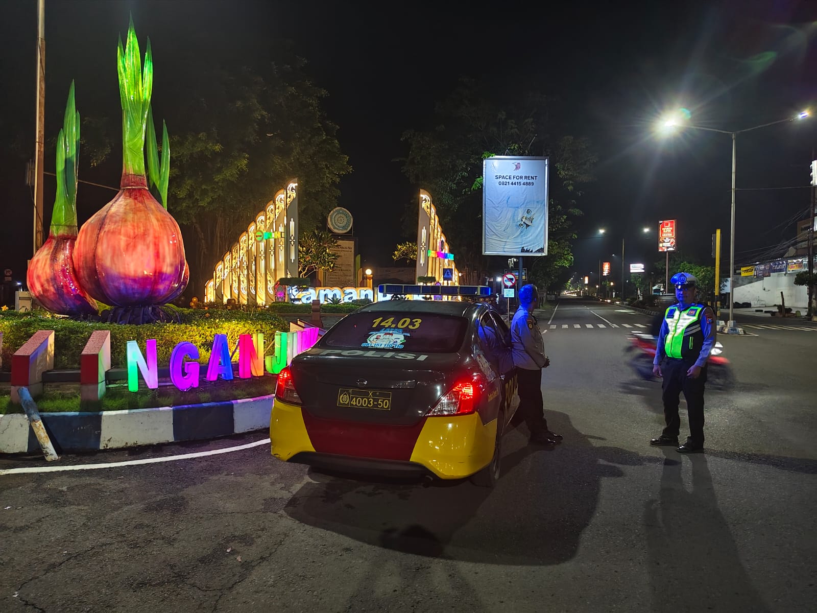 Jelang Waktu Sahur, Polsek Nganjuk Kota Intensifkan Patroli Cegah Balap Liar dan Kerawanan Kamtibmas Selama Ramadhan