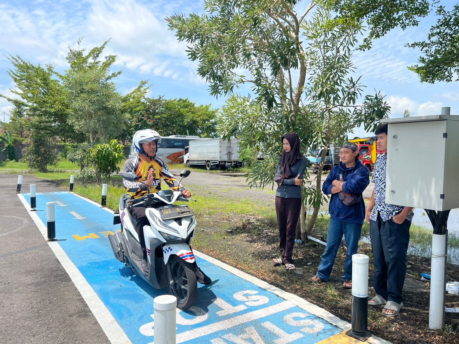 Tak Sekadar Lulus, Satpas Polres Nganjuk Tekankan Perubahan Sikap Berkendara Lewat Ujian Praktik